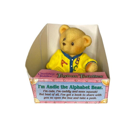 6 Bundle Lot - Cherished Teddies TOYBOX TEDDIES, Squeaky Toy Most w/Original Box - Picture 13 of 16